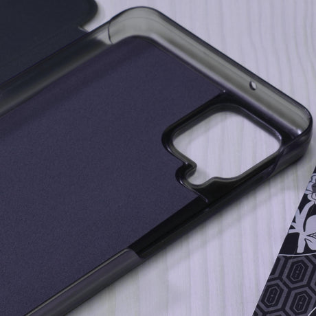Husa de protectie Techsuit eFold Series compatibil cu Samsung Galaxy A12 / A12 Nacho, Albastru Inchis