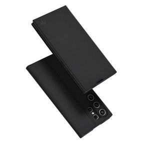 Husa de protectie Techsuit Magskin Book compatibil cu Samsung Galaxy S24 Ultra, Negru