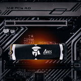 Stocare Dato Internal Solid State Drive SSD Ares Dark Sword (ARSDSK-8TB), PCIe Gen4x4, 8TB, Up to 7200MB/s, Notebook, PS5, Negru