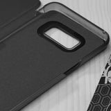 Husa de protectie Techsuit eFold Series compatibil cu Samsung Galaxy S8, Negru