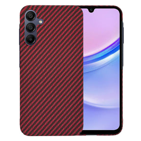Husa de protectie Techsuit Carbonite FiberShell compatibil cu Samsung Galaxy A15 4G / A15 5G, Rosu