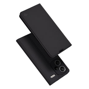 Husa de protectie Techsuit Magskin Book compatibil cu Xiaomi Redmi Note 13 Pro+ 5G, Negru