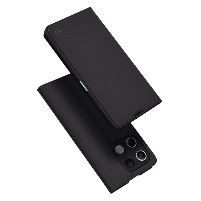 Husa de protectie Techsuit Magskin Book compatibil cu Xiaomi Redmi Note 13 5G, Negru