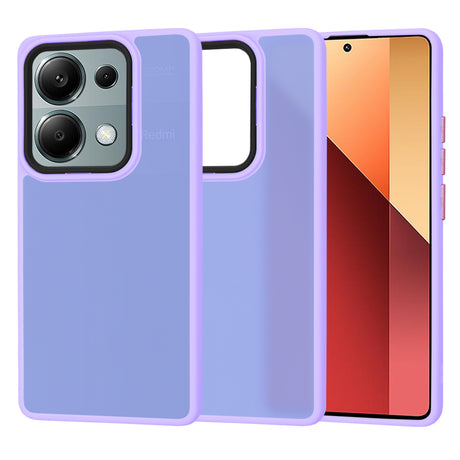 Husa de protectie Techsuit HaloFrost Series compatibil cu Xiaomi Redmi Note 13 Pro 4G / Poco M6 Pro 4G, Mov Deschis