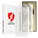 Folie de protectie Smart Protection Premium Classic (set de 2) compatibil cu Samsung Galaxy S24 Ultra, Transparent
