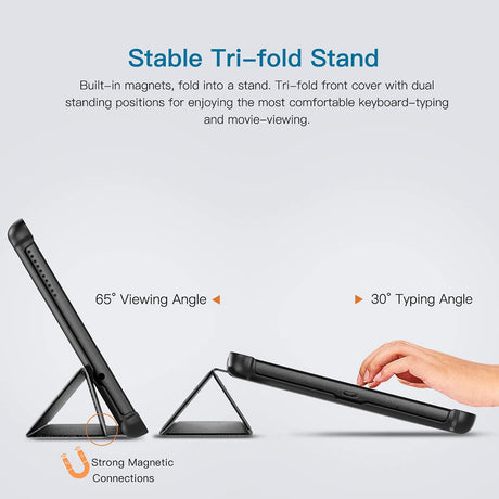 Husa de protectie tableta Techsuit FoldPro compatibil cu Lenovo Tab M8 HD (8705F/X / TB-8505X) / Tab M8 3rd Gen, Negru