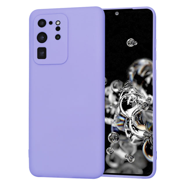 Husa de protectie Techsuit SoftFlex compatibil cu Samsung Galaxy S20 Ultra 4G / S20 Ultra 5G, Mov Deschis