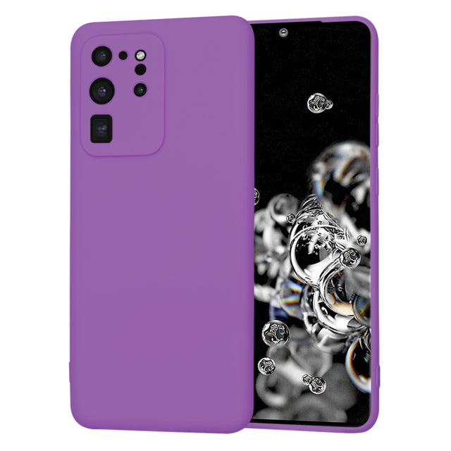 Husa de protectie Techsuit SoftFlex compatibil cu Samsung Galaxy S20 Ultra 4G / S20 Ultra 5G, Mov