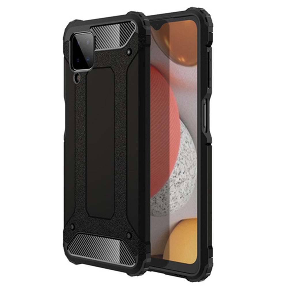 Husa de protectie Techsuit Hybrid Armor compatibil cu Samsung Galaxy A12 / A12 Nacho, Negru