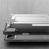 Husa de protectie Techsuit Hybrid Armor compatibil cu Samsung Galaxy A12 / A12 Nacho, Negru