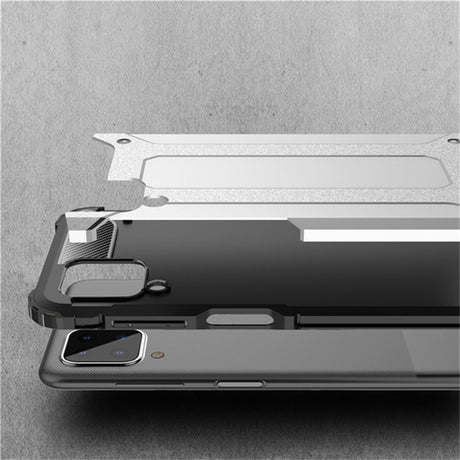 Husa de protectie Techsuit Hybrid Armor compatibil cu Samsung Galaxy A12 / A12 Nacho, Negru