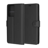 Husa de protectie Techsuit Leather Folio compatibil cu Motorola Moto G85, Negru