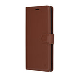 Husa de protectie Techsuit Leather Folio compatibil cu Realme GT 6 / GT 6T, Maro