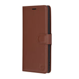Husa de protectie Techsuit Leather Folio compatibil cu Oppo Reno12, Maro