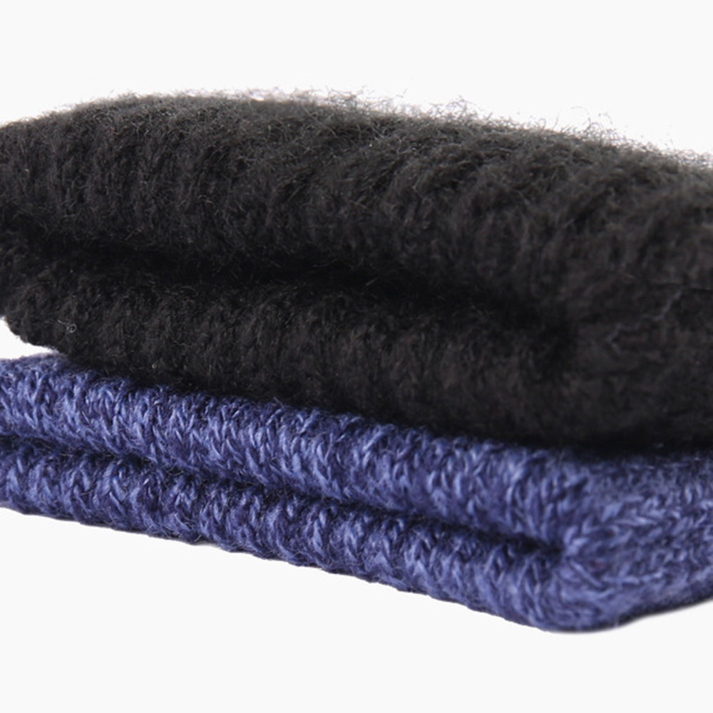 iWarm Touchscreen Gloves (ST0018), Premium Wool, with Non-slip Details, Size 23cm, Albastru