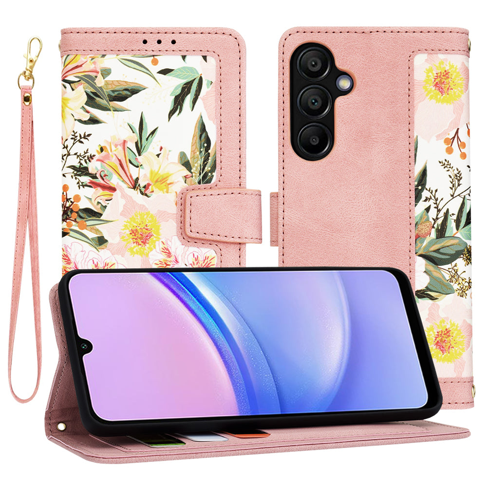 Husa de protectie Techsuit FlipCraft compatibil cu Samsung Galaxy A15 4G / A15 5G, Sweetheart Pink