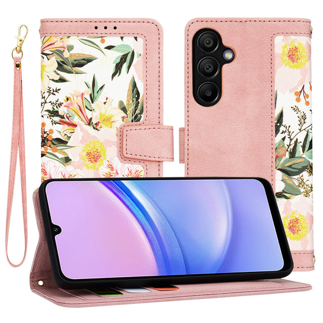 Husa de protectie Techsuit FlipCraft compatibil cu Samsung Galaxy A15 4G / A15 5G, Sweetheart Pink
