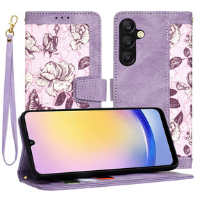 Husa de protectie Techsuit FlipCraft compatibil cu Samsung Galaxy A25 5G, Mysterious Purple