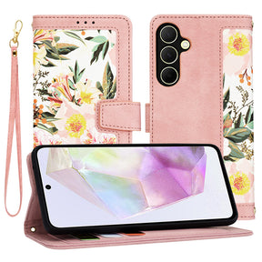 Husa de protectie Techsuit FlipCraft compatibil cu Samsung Galaxy A35 5G, Sweetheart Pink