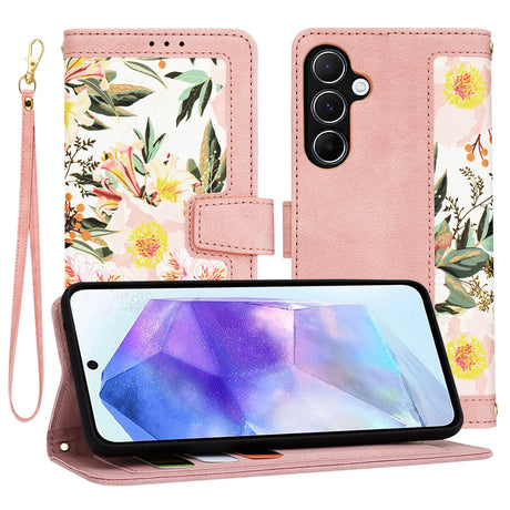 Husa de protectie Techsuit FlipCraft compatibil cu Samsung Galaxy A55 5G, Sweetheart Pink