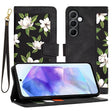 Husa de protectie Techsuit FlipCraft compatibil cu Samsung Galaxy A55 5G, Flowers of the Dawn