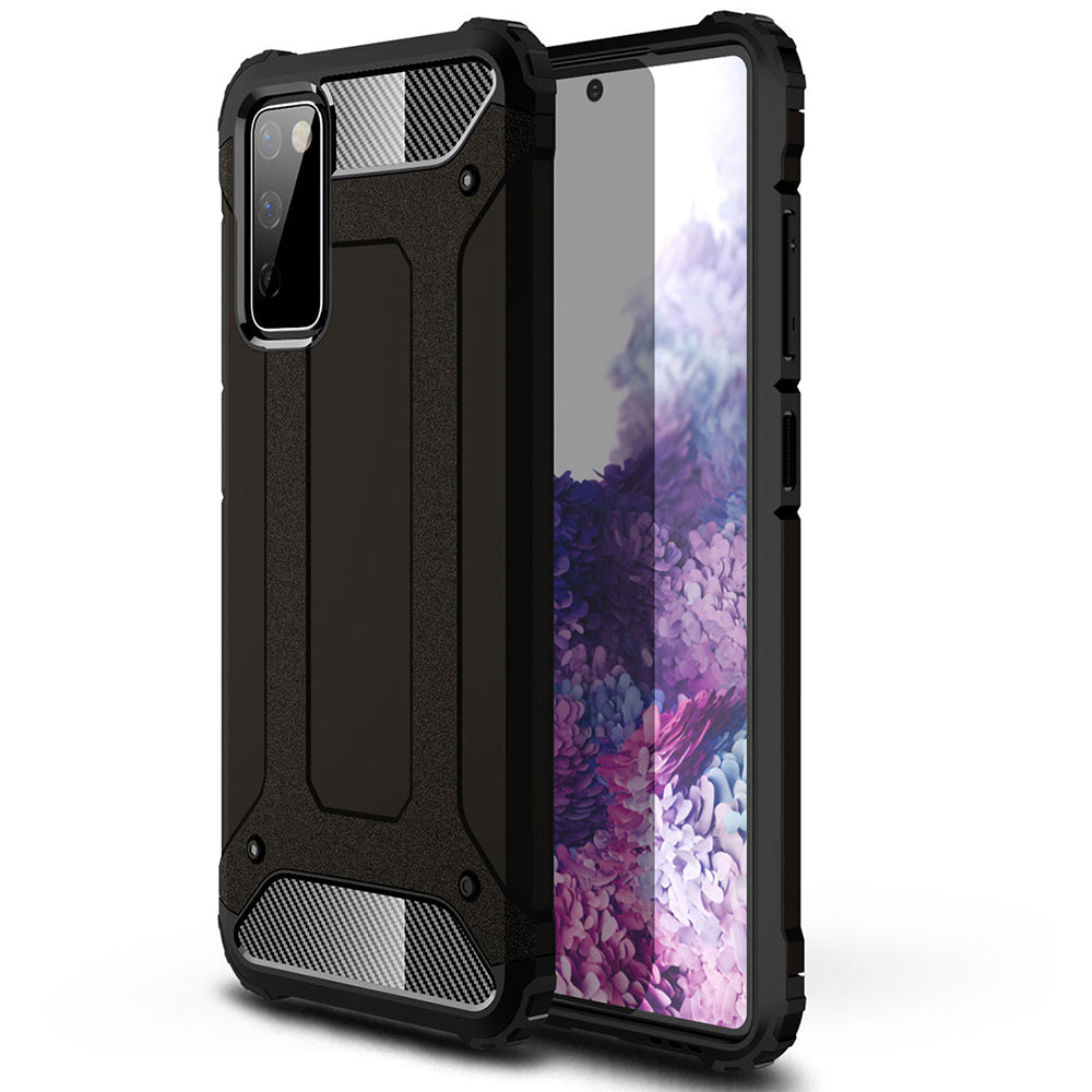 Husa de protectie Techsuit Hybrid Armor compatibil cu Samsung Galaxy S20 FE 4G / S20 FE 5G, Negru
