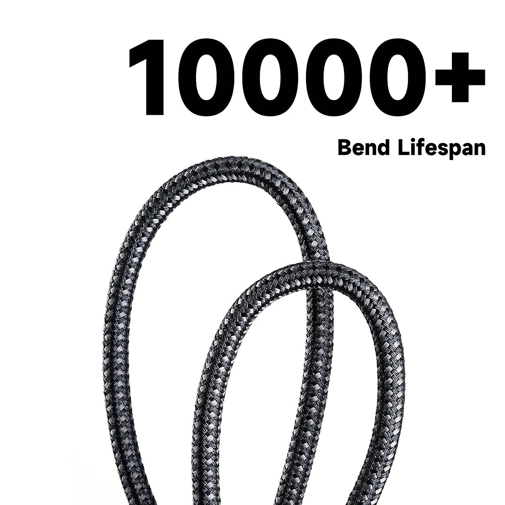 Adaptor Lito Audio Cable Adapter (LA01L), Lightning to Jack 3.5mm, Hi-Fi, 24k Gold-plated Contacts, Nylon-braided, 1m, Negru