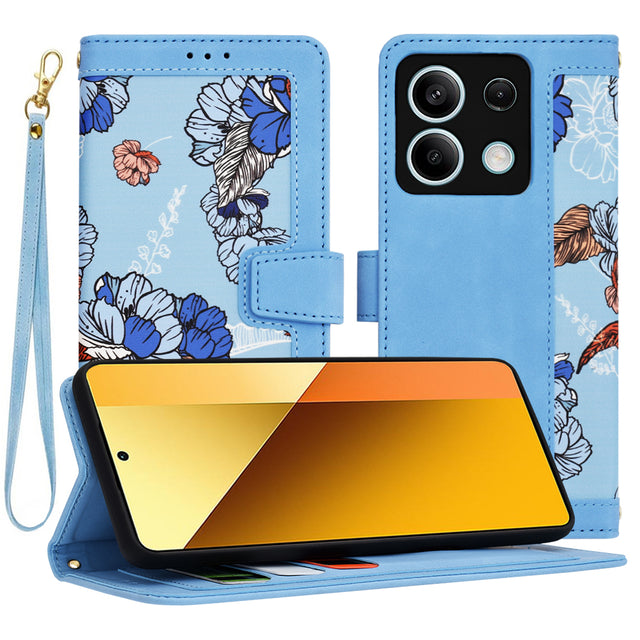 Husa de protectie Techsuit FlipCraft compatibil cu Xiaomi Redmi Note 13 5G, Vibrant Blue