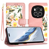 Husa de protectie Techsuit FlipCraft compatibil cu Honor Magic6 Pro, Sweetheart Pink