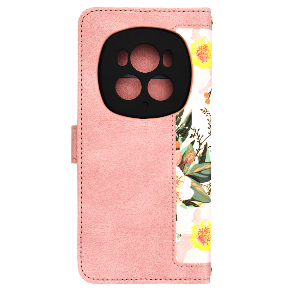 Husa de protectie Techsuit FlipCraft compatibil cu Honor Magic6 Pro, Sweetheart Pink