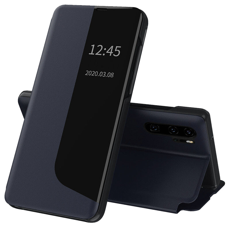 Husa de protectie Techsuit eFold Series compatibil cu Huawei P30 Pro / P30 Pro New Edition, Albastru Inchis