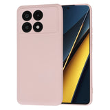 Husa de protectie Techsuit SoftFlex compatibil cu Xiaomi Poco X6 Pro, Roz Sand