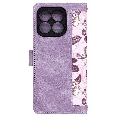 Husa de protectie Techsuit FlipCraft compatibil cu Honor X8b, Mysterious Purple