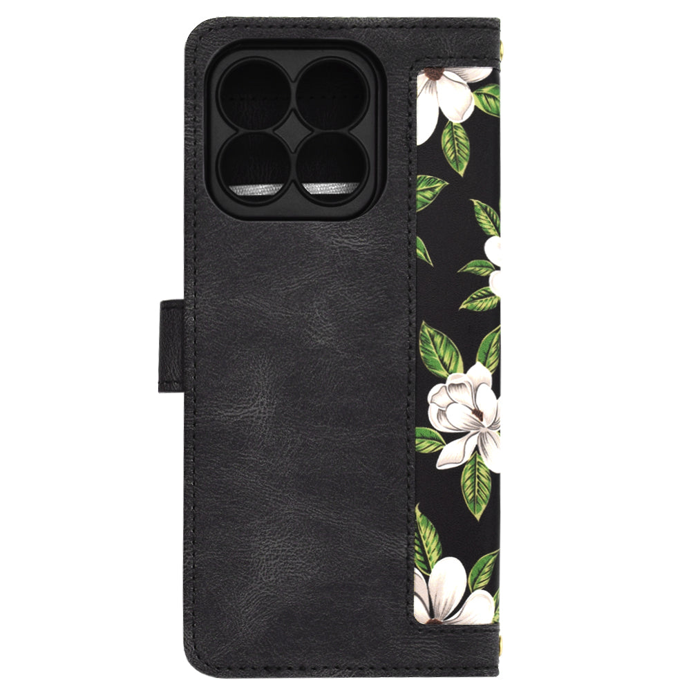 Husa de protectie Techsuit FlipCraft compatibil cu Honor X8b, Flowers of the Dawn