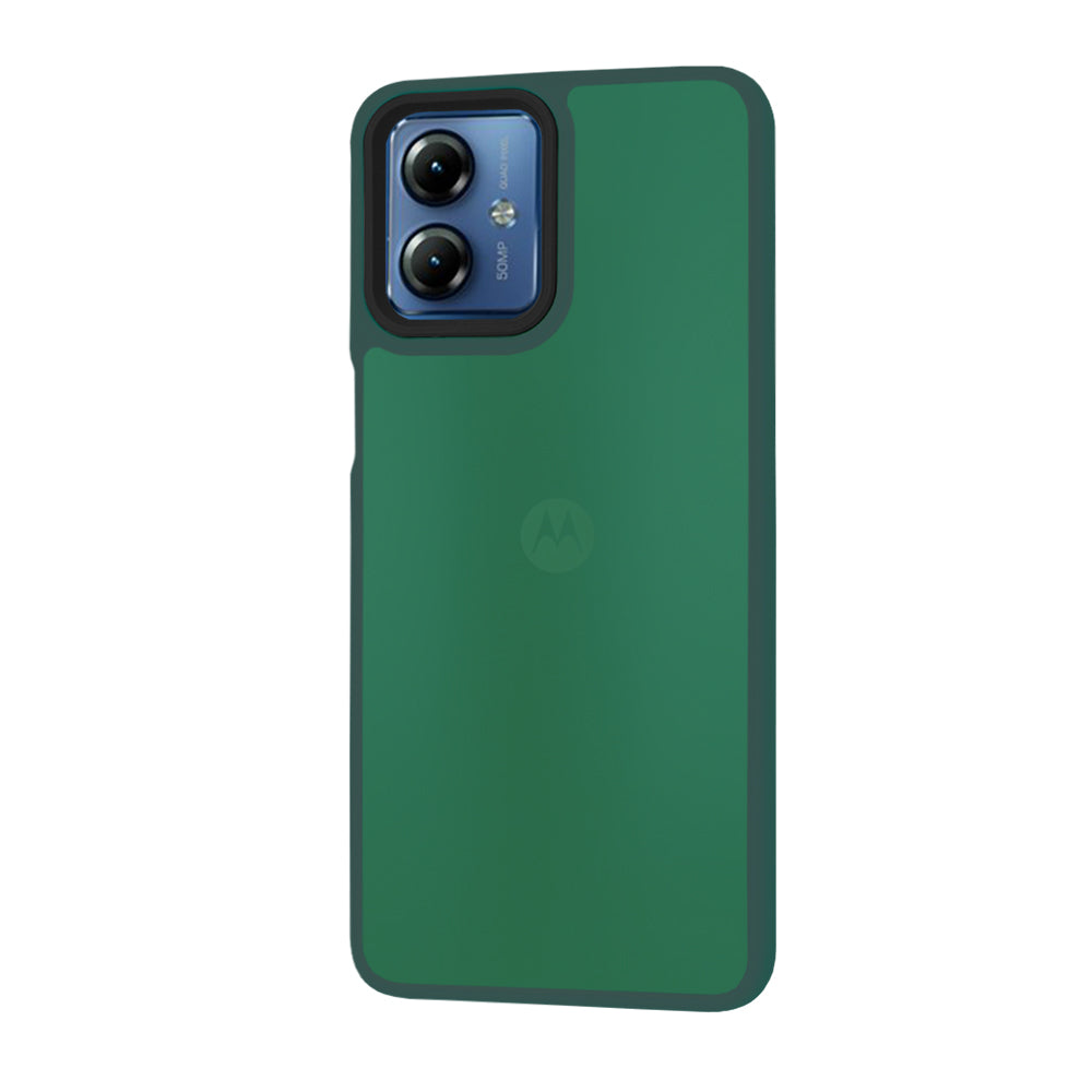 Husa de protectie Techsuit HaloFrost Series compatibil cu Motorola Moto G14, Bleumarin Green