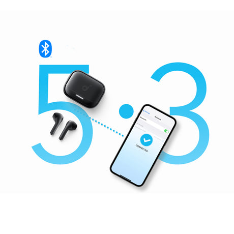 Casti Anker SoundCore K20i (A3994G31), Bluetooth 5.3, Noise Cancellation, Albastru
