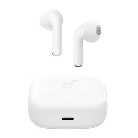 Casti Anker SoundCore K20i (A3994G21), Bluetooth 5.3, Noise Cancellation, Alb