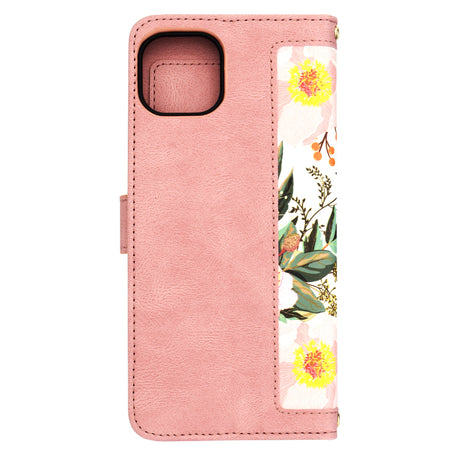 Husa de protectie Techsuit FlipCraft compatibil cu iPhone 15 Plus, Sweetheart Pink