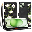 Husa de protectie Techsuit FlipCraft compatibil cu iPhone 15 Plus, Flowers of the Dawn