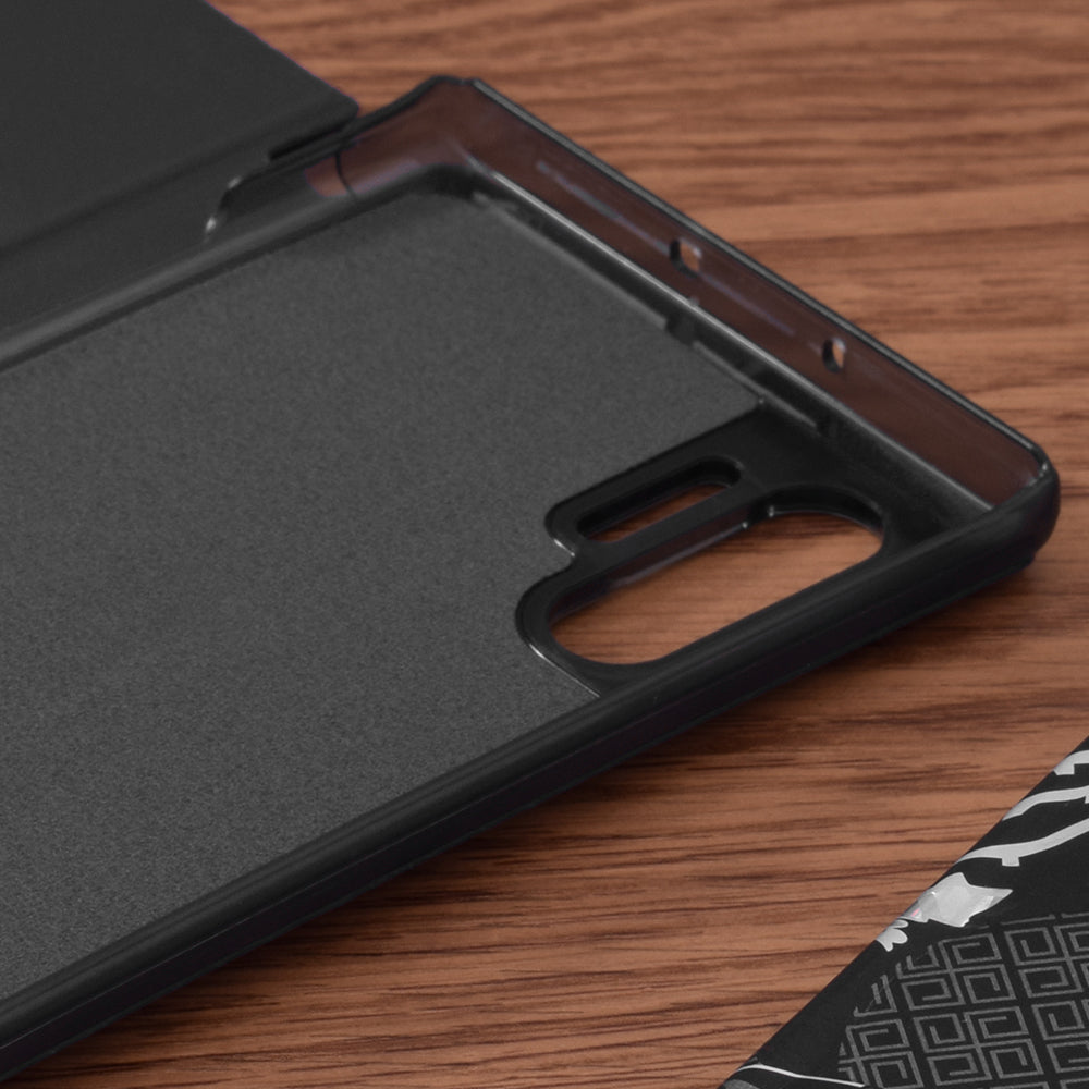 Husa de protectie Techsuit eFold Series compatibil cu Samsung Galaxy Note 10 Plus 4G / Note 10 Plus 5G, Negru