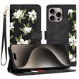 Husa de protectie Techsuit FlipCraft compatibil cu iPhone 15 Pro Max, Flowers of the Dawn