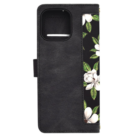 Husa de protectie Techsuit FlipCraft compatibil cu iPhone 15 Pro Max, Flowers of the Dawn