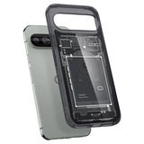 Husa de protectie Spigen Ultra Hybrid Zero One (ACS07722) compatibil cu Google Pixel 9 Pro XL, Negru Mat