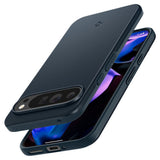 Husa de protectie Spigen Thin Fit (ACS07732) compatibil cu Google Pixel 9 Pro XL, Metal Slate