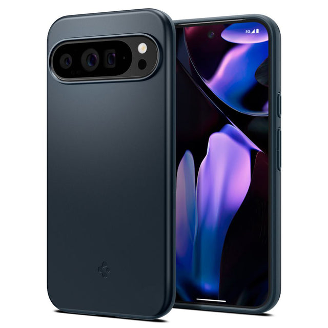 Husa de protectie Spigen Thin Fit (ACS07732) compatibil cu Google Pixel 9 Pro XL, Metal Slate