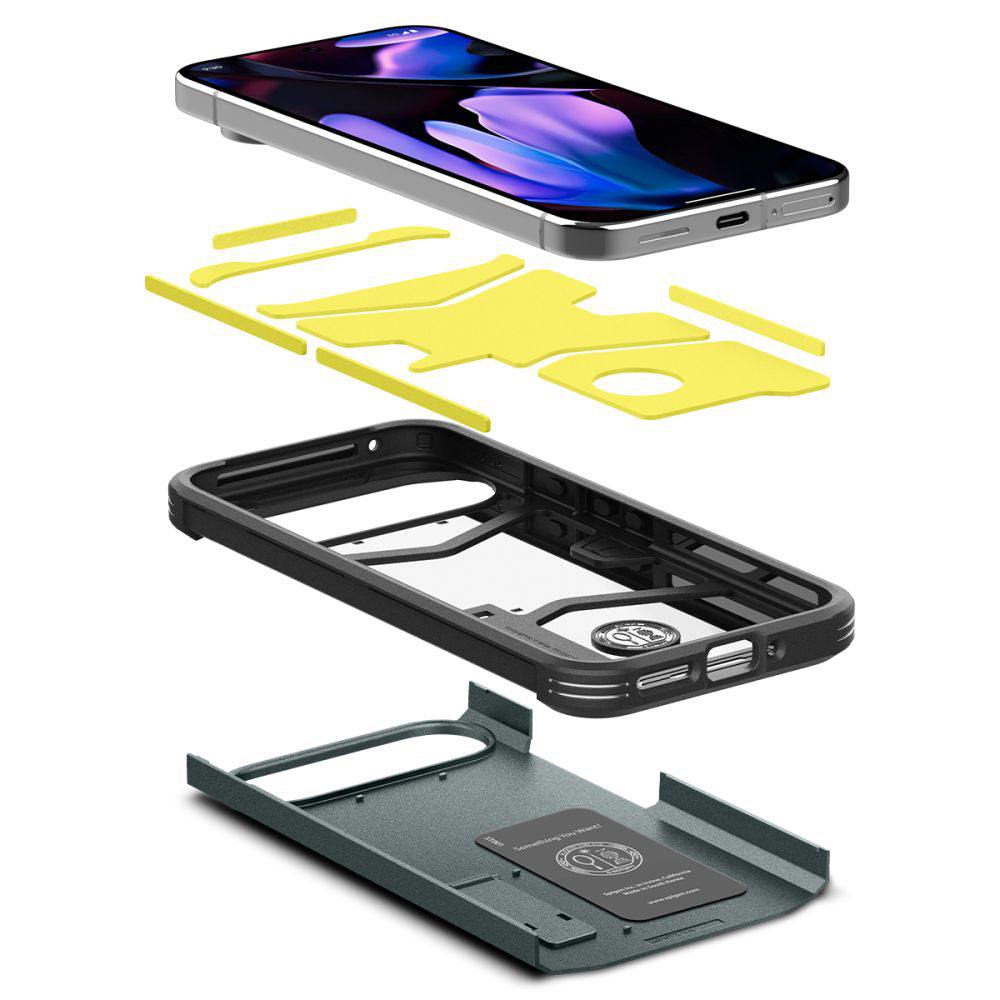 Husa de protectie Spigen Tough Armor (ACS07728) compatibil cu Google Pixel 9 Pro XL, Abyss Green