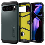 Husa de protectie Spigen Tough Armor (ACS07728) compatibil cu Google Pixel 9 Pro XL, Abyss Green