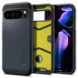 Husa de protectie Spigen Tough Armor (ACS07727) compatibil cu Google Pixel 9 Pro XL, Metal Slate