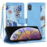 Husa de protectie Techsuit FlipCraft compatibil cu iPhone XS Max, Vibrant Blue