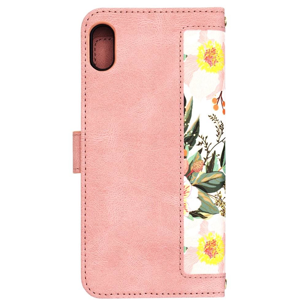 Husa de protectie Techsuit FlipCraft compatibil cu iPhone XS Max, Sweetheart Pink